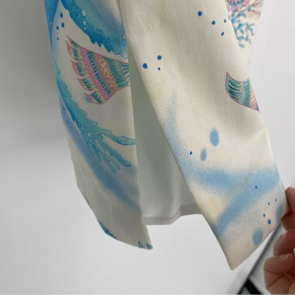 COPY - Versace Jeans Couture beachy ocean seahorse print sheath dress women's s… - Picture 7 of 14